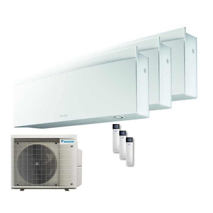 Daikin Klimaanlage Set 3 x Wandgerät Emura 3,5/4,8 kW - 2 x FTXJ35AW + FTXJ50AW + 4MXM80A