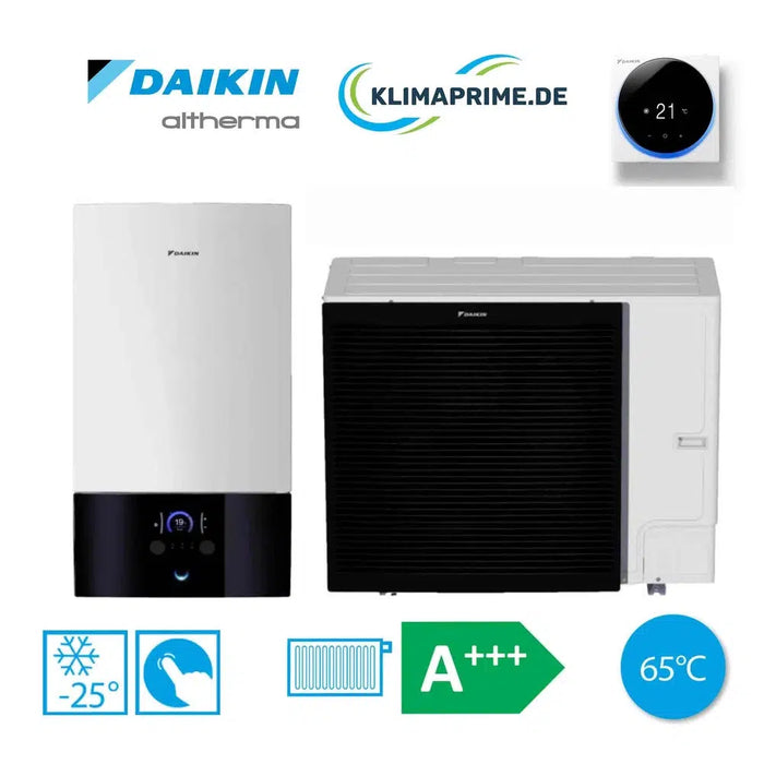 Daikin Altherma Split Wärmepumpe 16,0 kW Premium 3 R W Hydrobox & 6 kW Heizstab ERLA16DV3 + EBBX16D6V