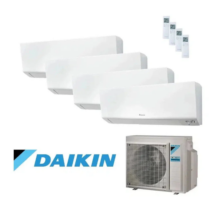 Daikin Klimaanlage Set 4 x Wandgerät Perfera 1,5/2,0/4,2 kW - 2 x CTXM15A + FTXM20A + FTXM42A + 4MXM68A