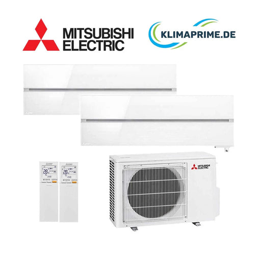 Mitsubishi Electric Set 2 Wandgeräte Diamond WiFi 2,5/3,5 kW - MSZ-LN25VG2W+MSZ-LN35VG2W+MXZ-2F42VF