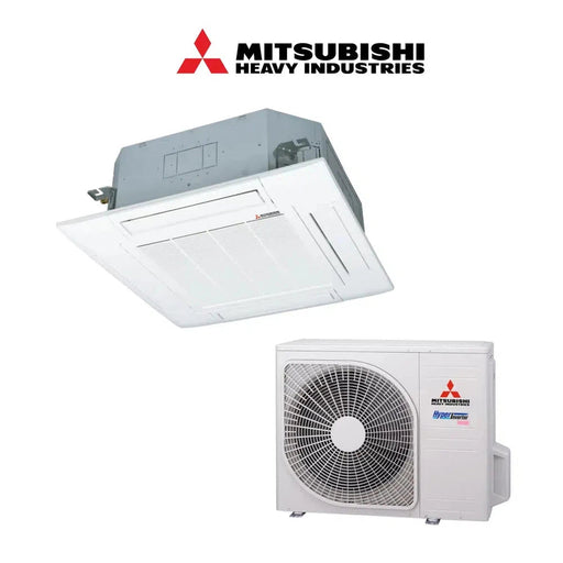 Mitsubishi Heavy Industries Set Deckenkassette Standardpaneel 4,0 kW - FDT40VH + Außengerät SRC40ZSX-W R32 Klimaanlage