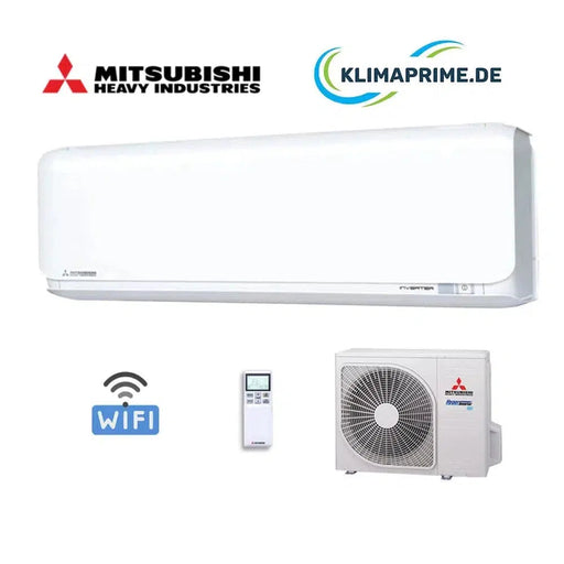 Mitsubishi Heavy Industries Set Wandgerät 2,0 kW - SRK20ZSX-WF + Außengerät SRC20ZSX-W R32 Klimaanlage Inkl. Wifi