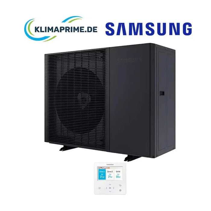 Samsung Wärmepumpe 14,0 kW Monoblock EHS Mono HT Silent-Reihe Schwarz Außeneinheit AE140BXYDEG