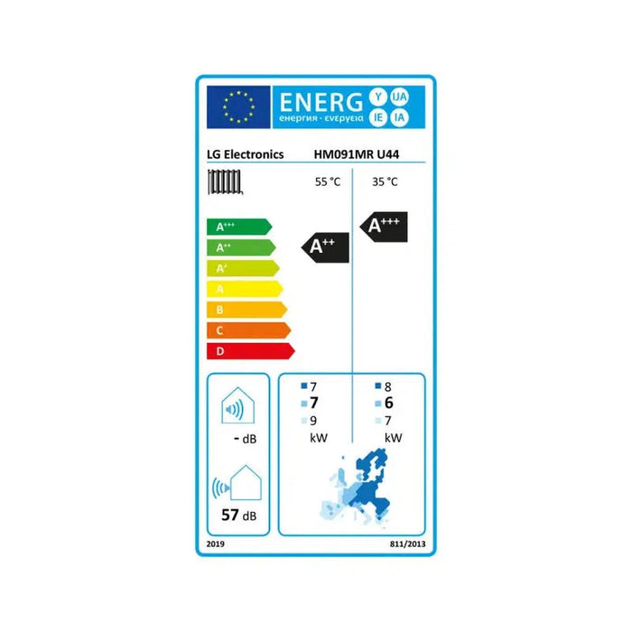 Wärmepumpe LG THERMA V Monobloc S 9kW - HM091M.U44